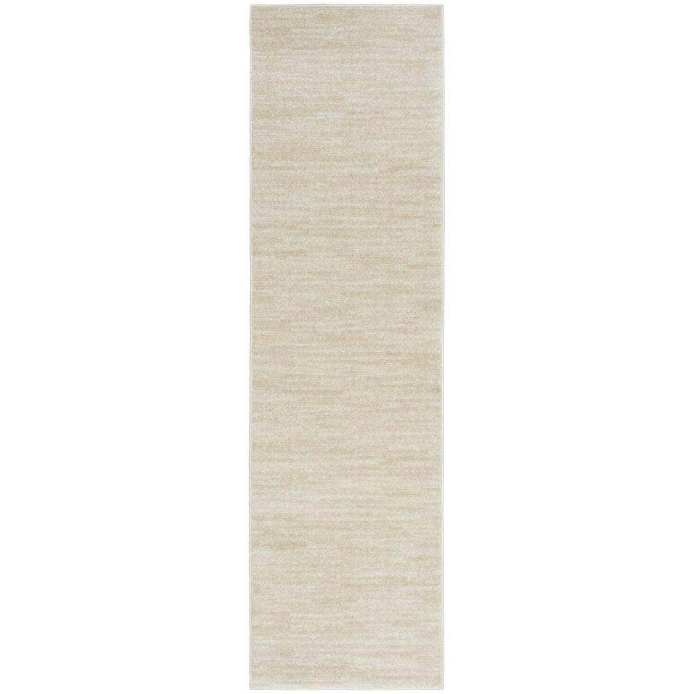 Nourison Essentials NRE01 Ivory Beige Rugs #color_ivory beige