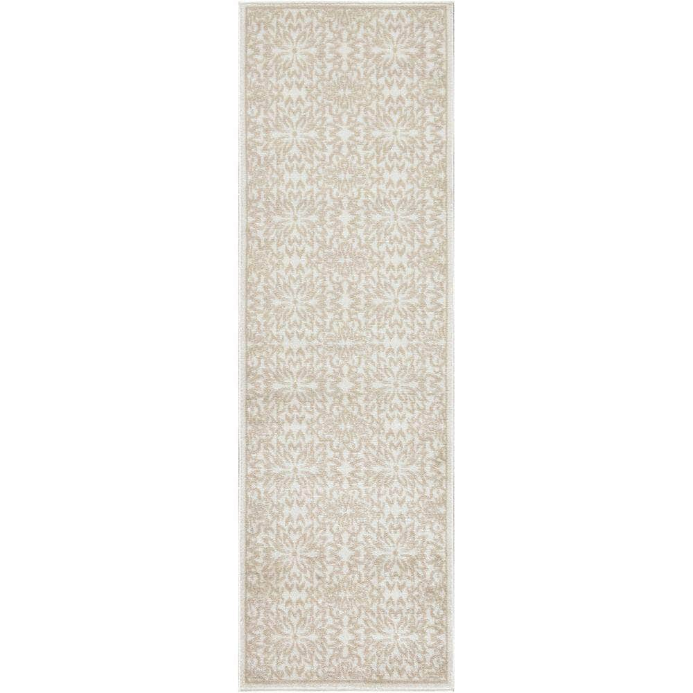 Jubilant JUB06 Ivory Beige Rug #color_ivory beige