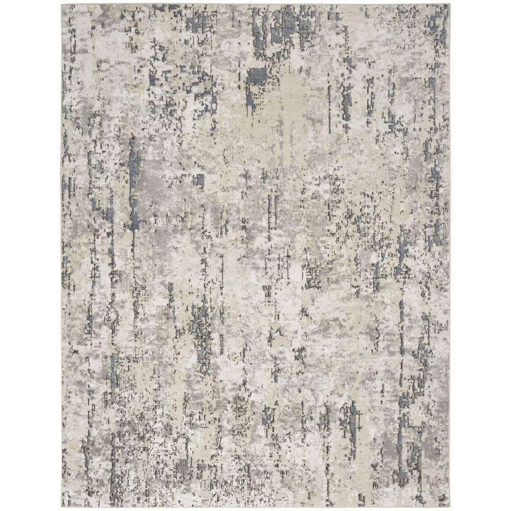 Concerto CNC01 Ivory Blue Grey Rug #color_ivory blue grey