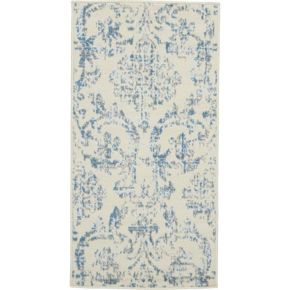 Jubilant JUB09 Ivory/Blue Rugs #color_ivory/blue