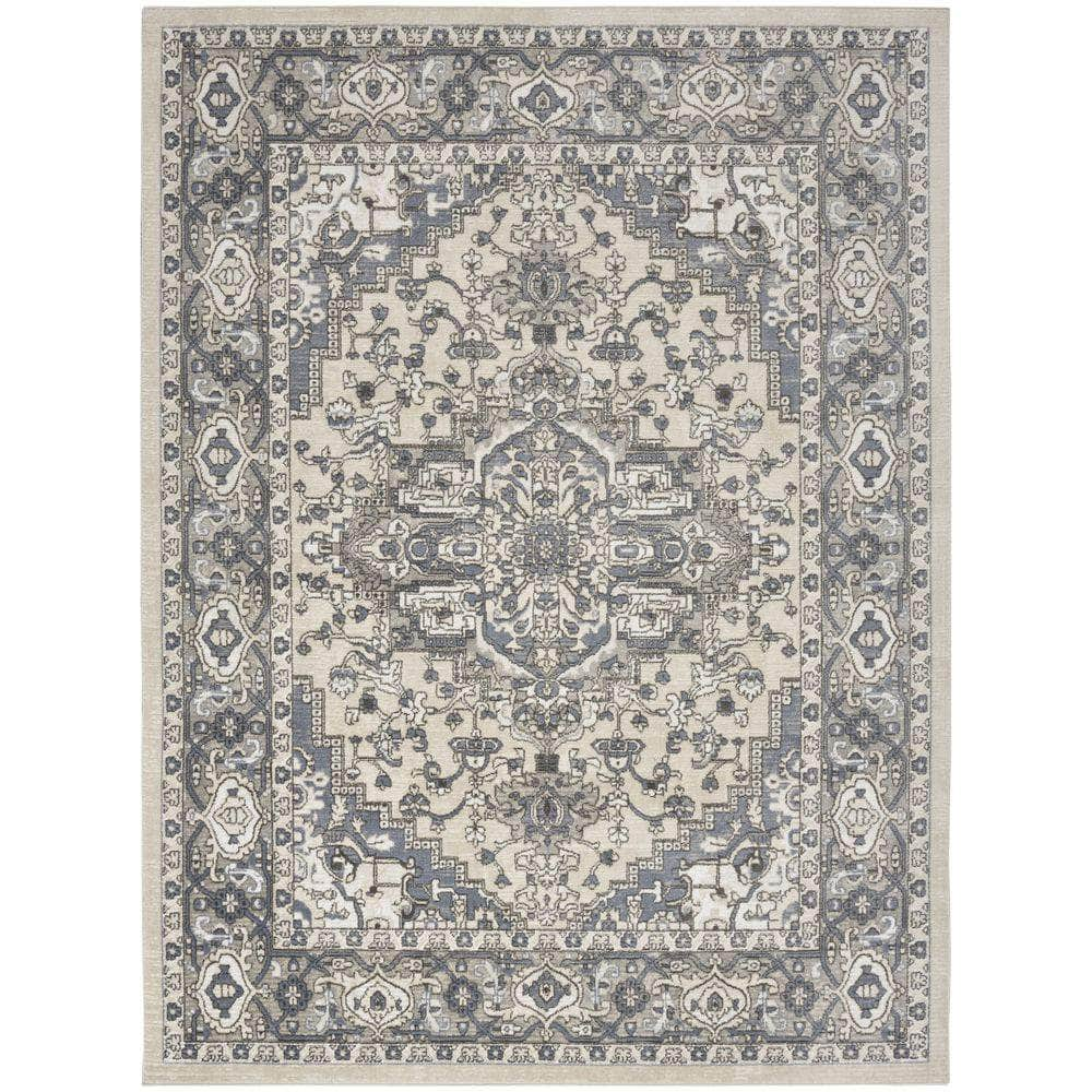 Concerto CNC05 Ivory Blue Rug #color_ivory blue