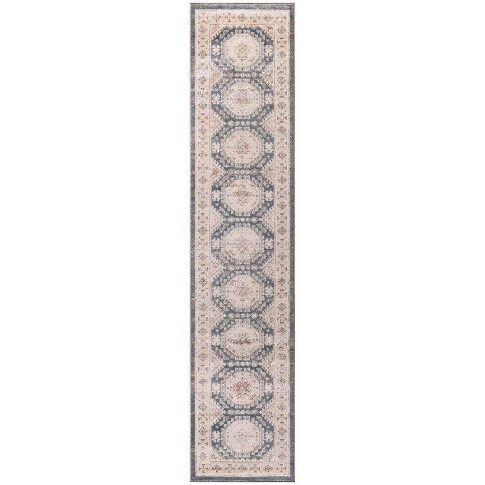 Serenity Home SRH01 Ivory Blue Rug #color_ivory blue