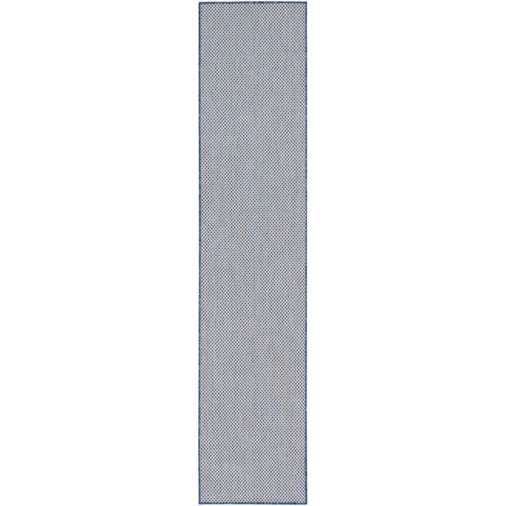 Courtyard COU01 Ivory Blue Rug #color_ivory blue