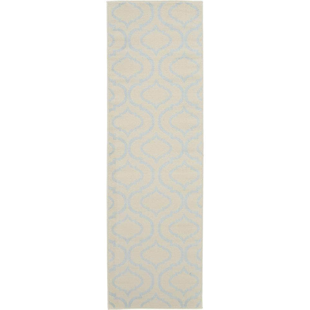 Jubilant JUB19 Ivory/Blue Rugs #color_ivory/blue