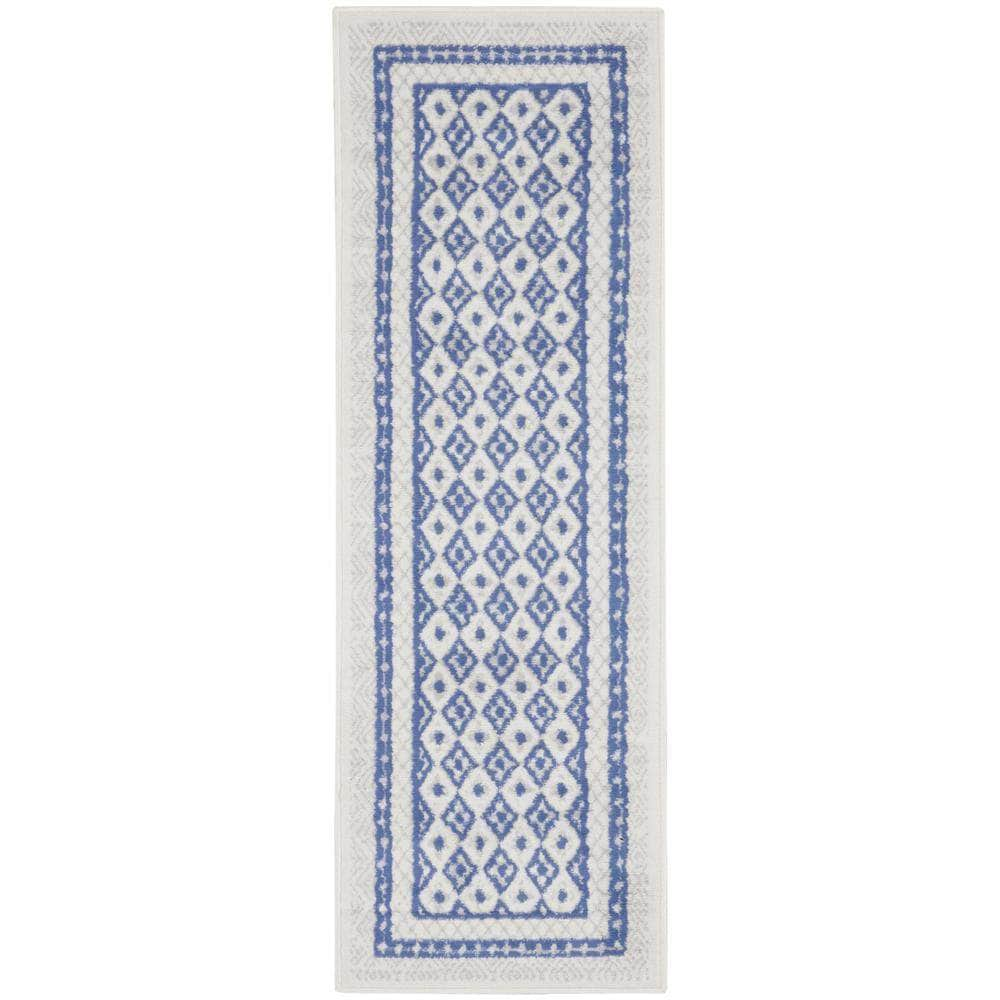 Whimsicle WHS13 Ivory Blue Rugs #color_ivory blue