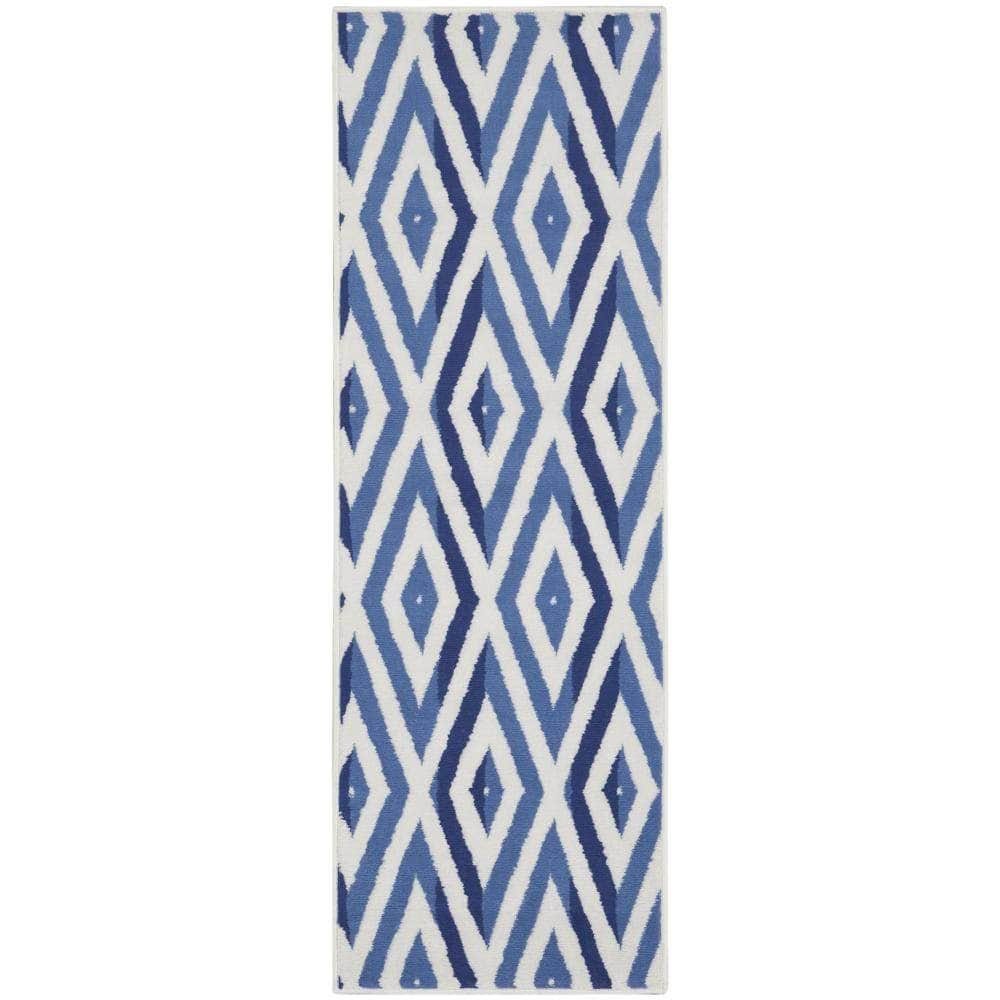 Whimsicle WHS04 Ivory Blue Rugs #color_ivory blue