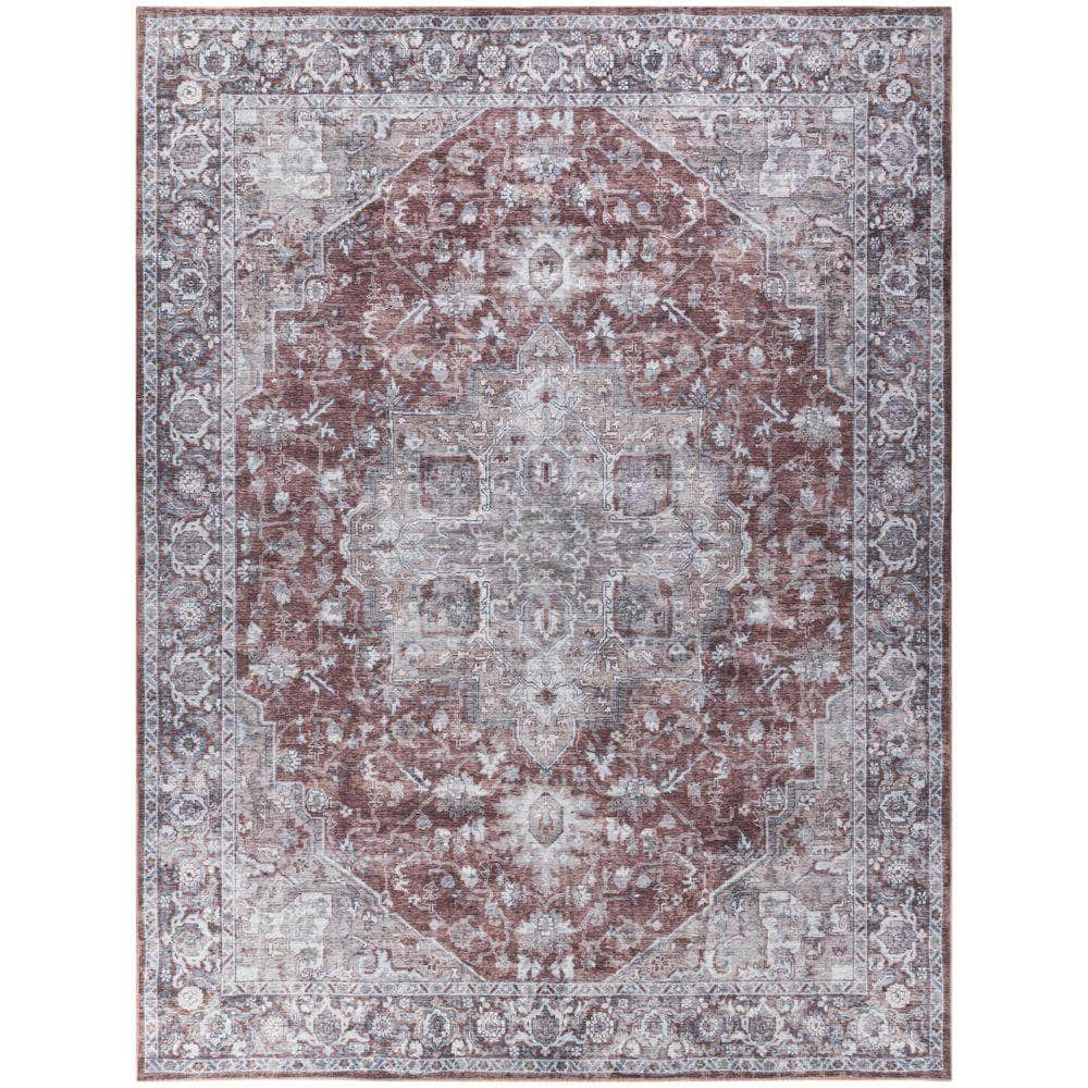 Machine Washable Series 1 SR101 Ivory Brick Rug #color_ivory brick