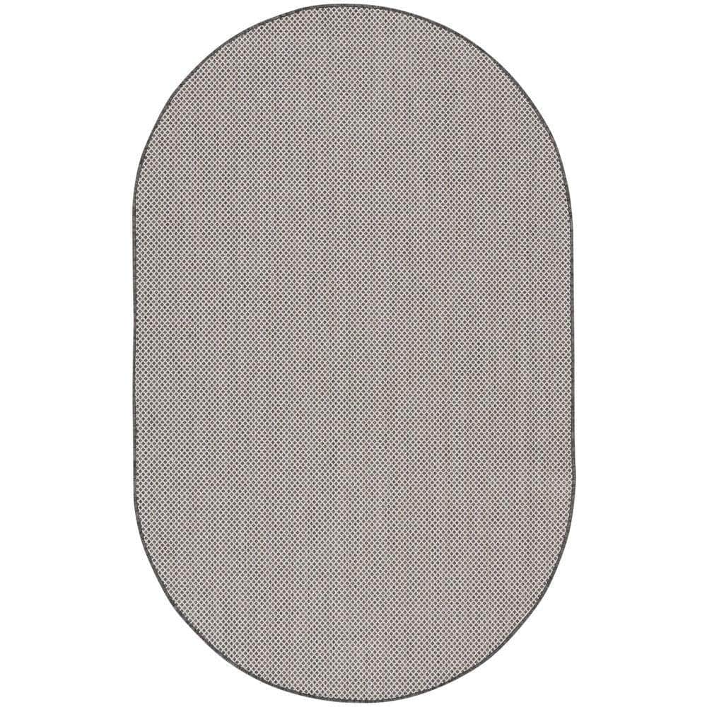 Courtyard COU01 Ivory/Charcoal Rug #color_ivory/charcoal