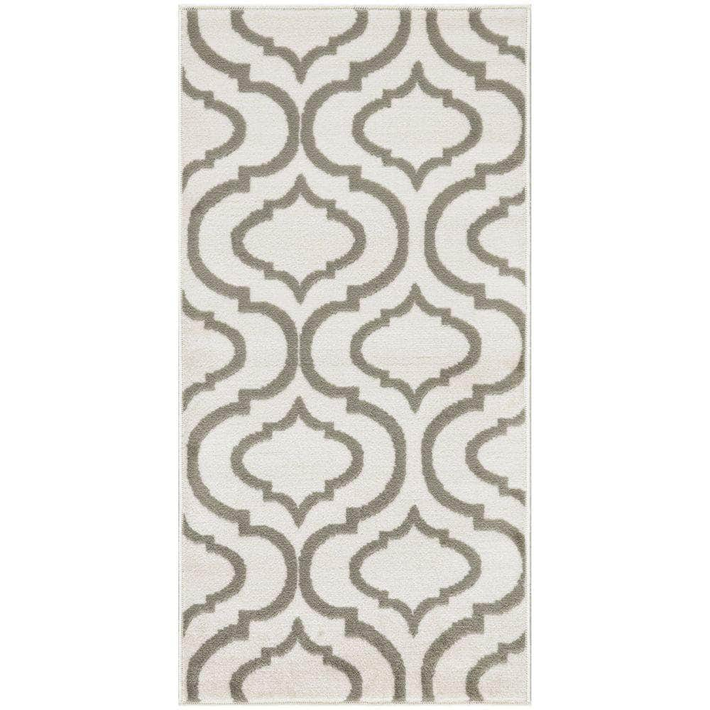 Jubilant JUB19 Ivory Green Rug #color_ivory green