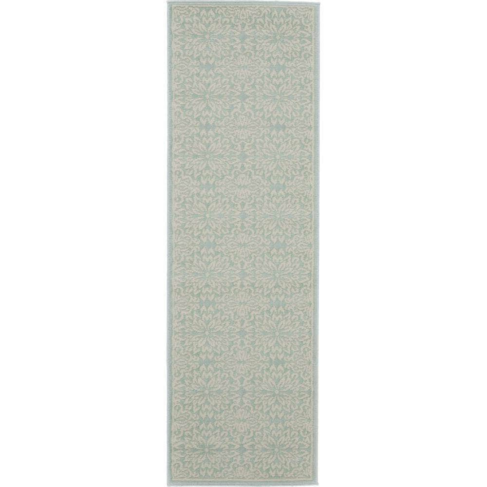 Jubilant JUB06 Ivory/Green Rugs #color_ivory/green