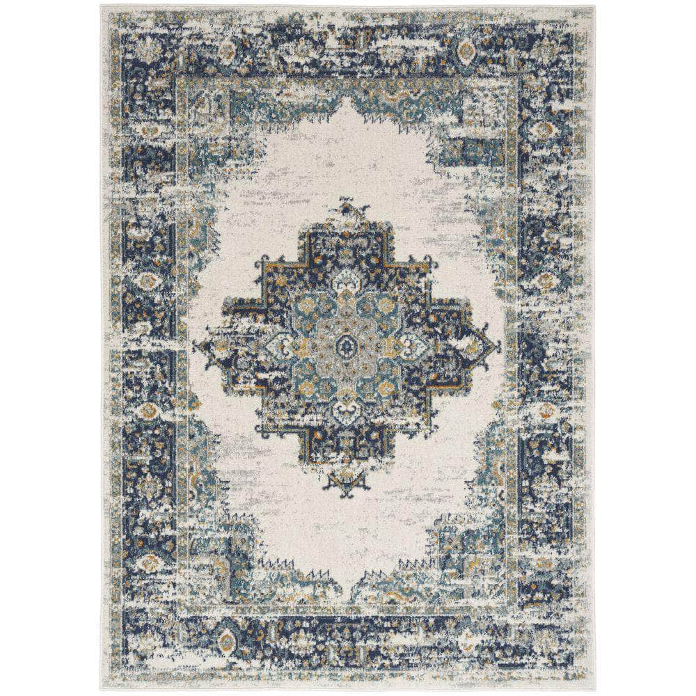 Passion PSN03 Ivory/Grey/Blue Rug #color_ivory/grey/blue