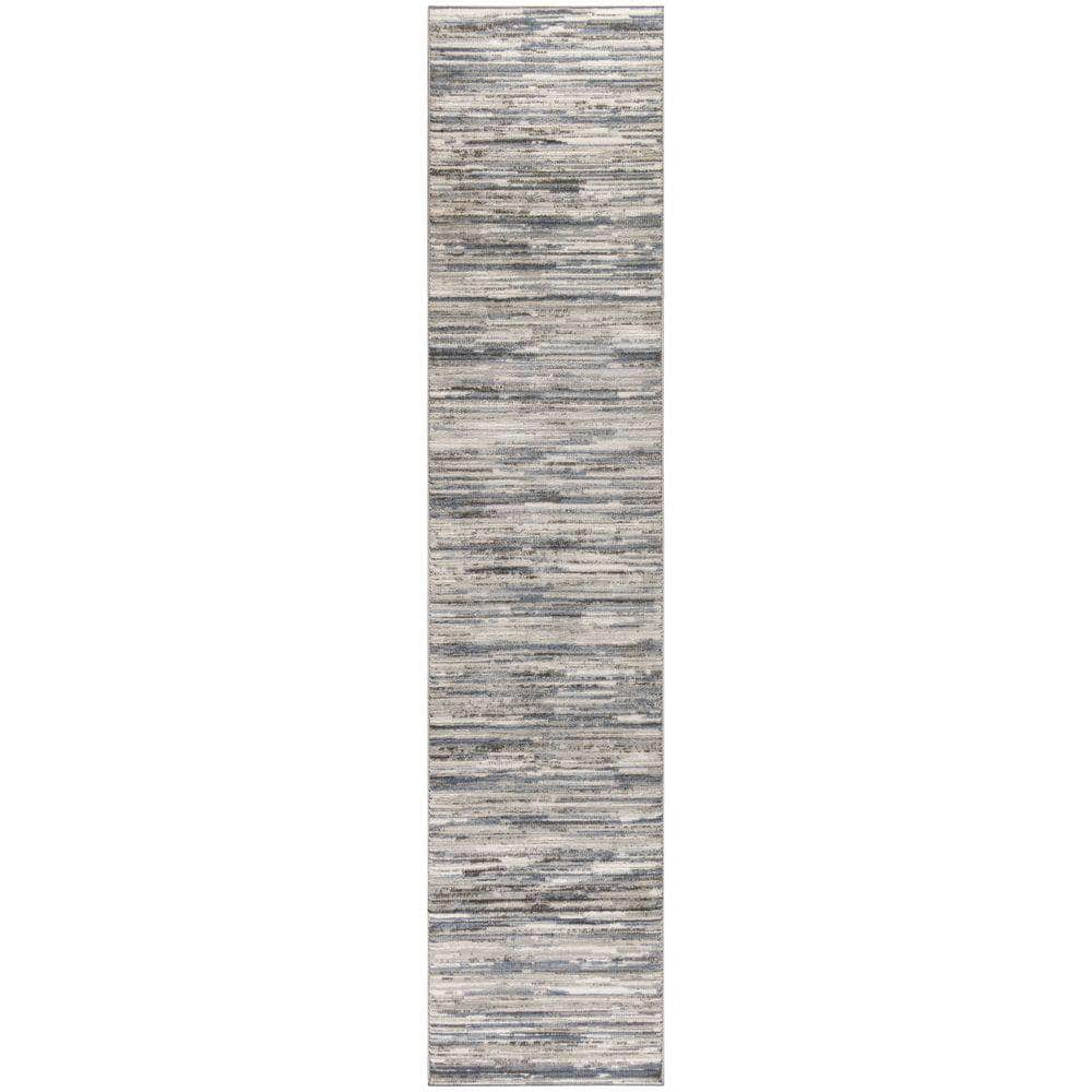 Serenity Home SRH03 Ivory Grey Blue Rug #color_ivory grey blue