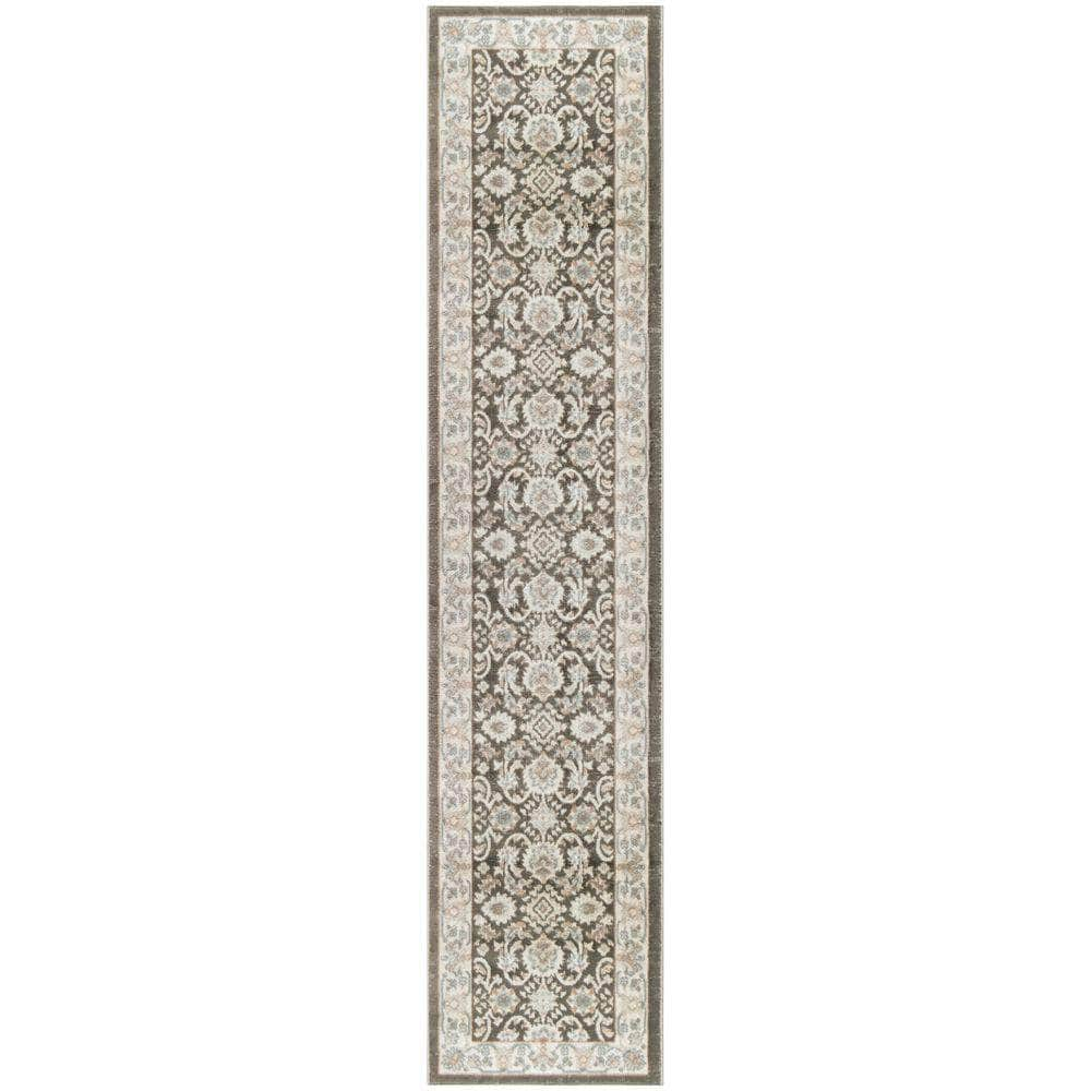 Serenity Home SRH02 Ivory Grey Blue Rug #color_ivory grey blue