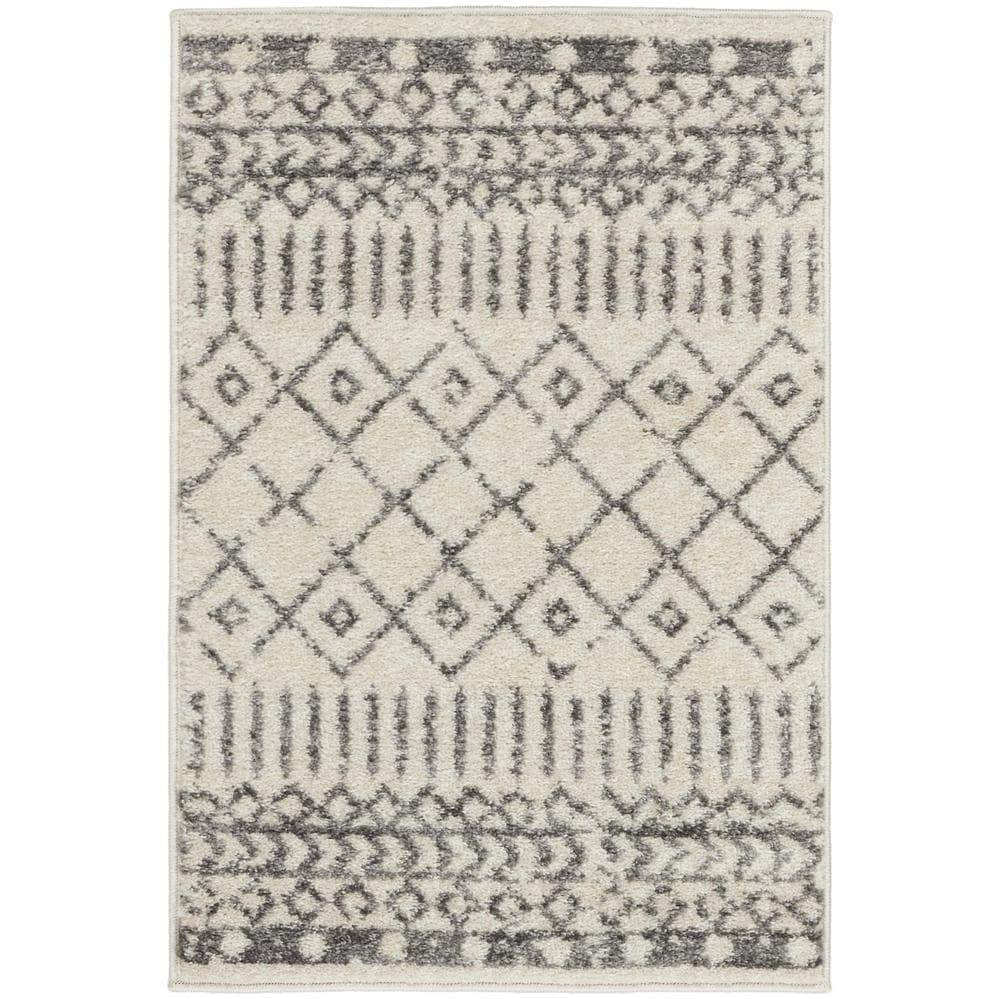 Passion PSN42 Ivory/Grey Rugs #color_ivory/grey