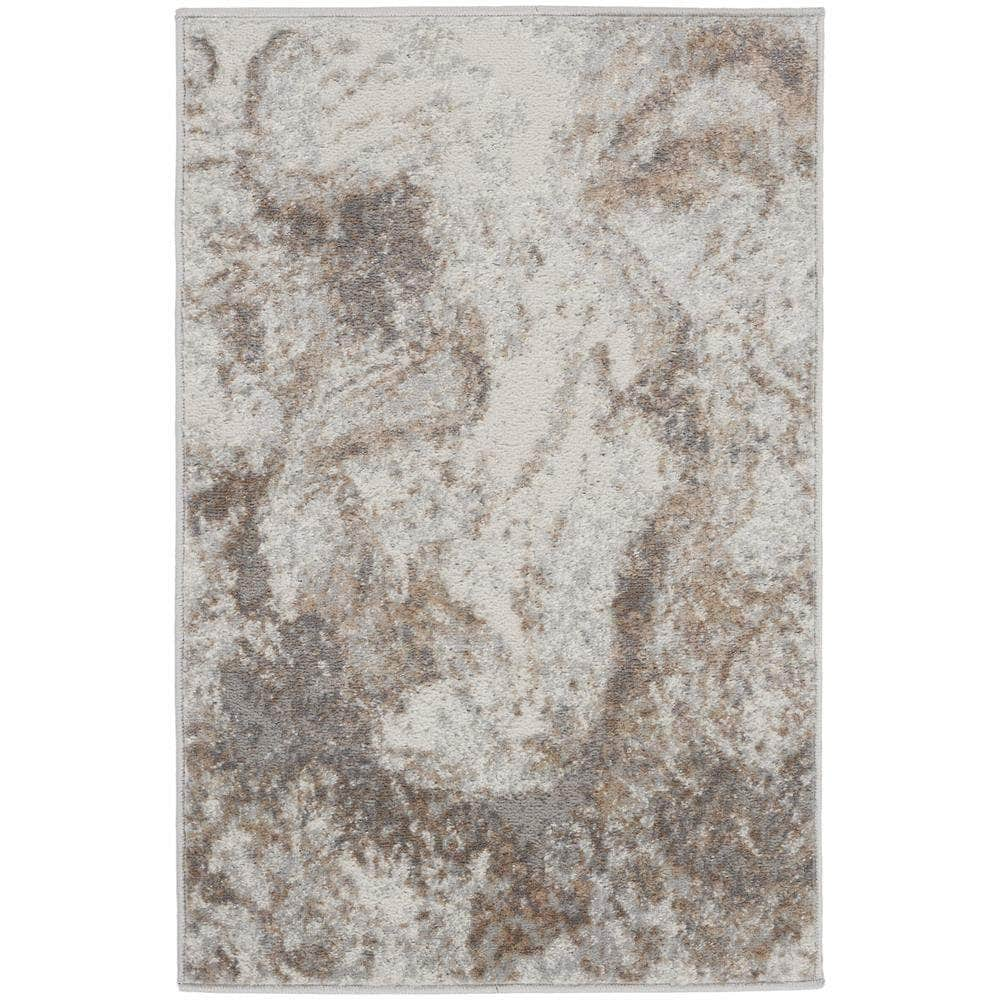 Elation ETN02 Ivory Grey Rugs #color_ivory grey