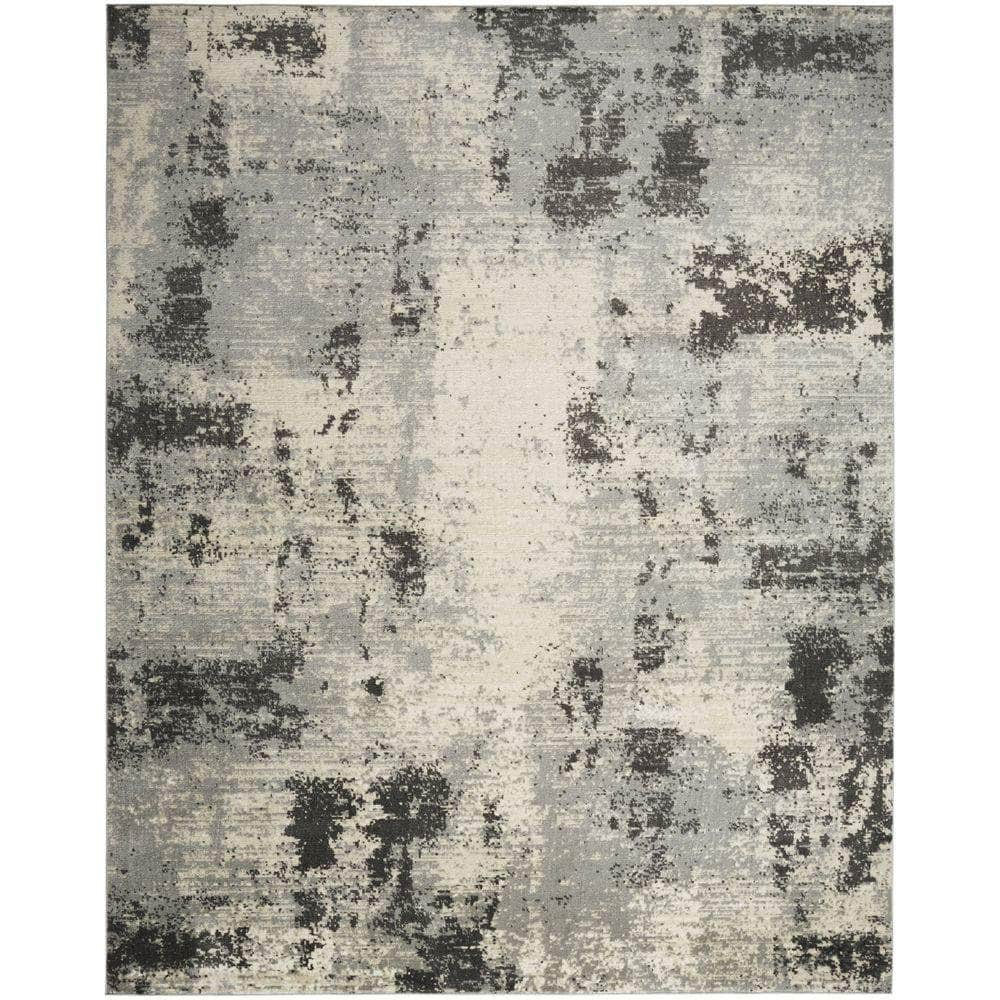 Serenity Home SRH06 Ivory Grey Rug #color_ivory grey