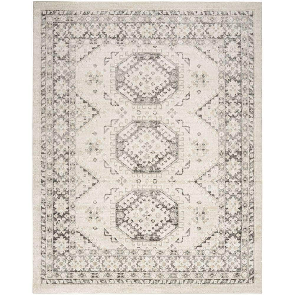 Serenity Home SRH01 Ivory Grey Rug #color_ivory grey