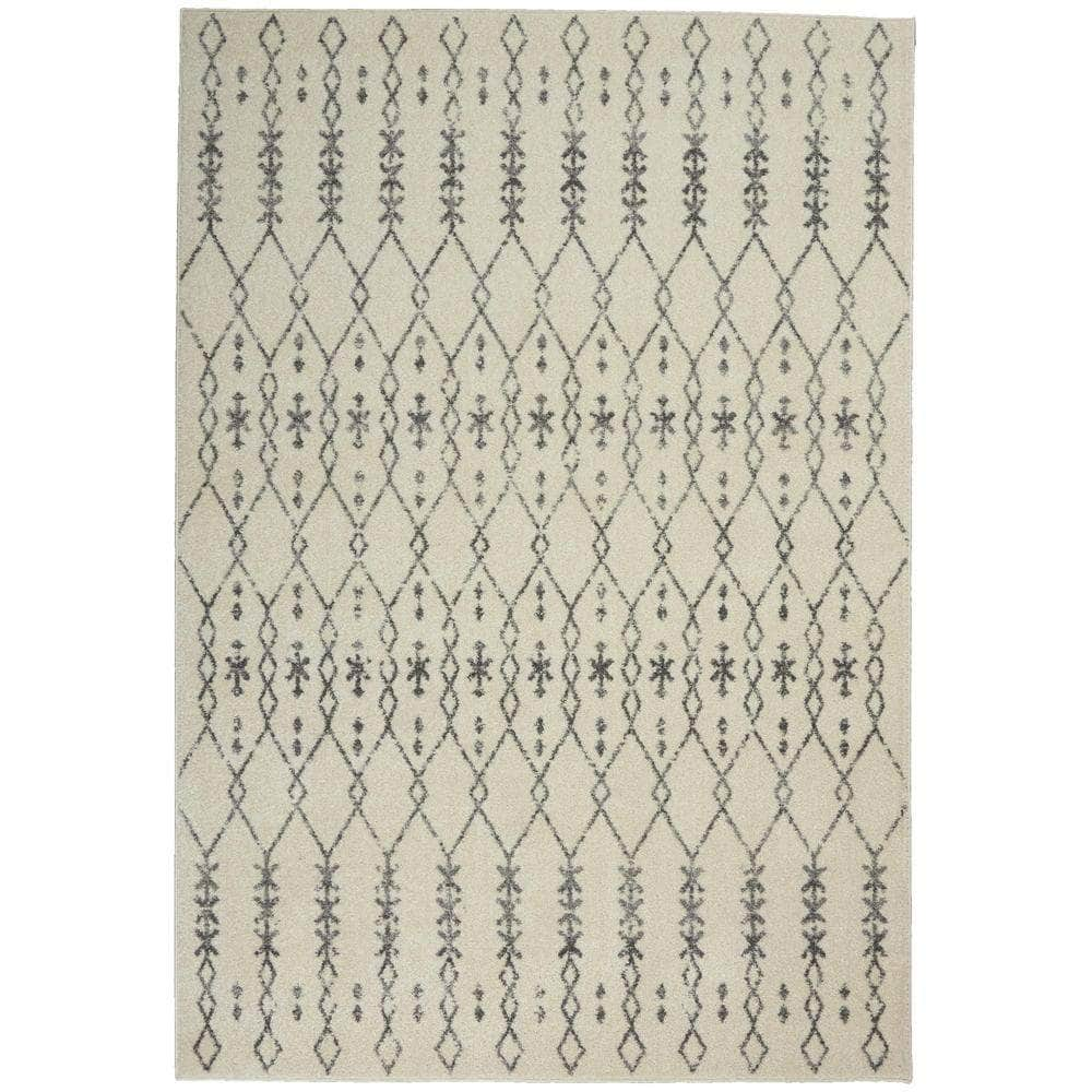 Passion PSN40 Ivory/Grey Rugs #color_ivory/grey