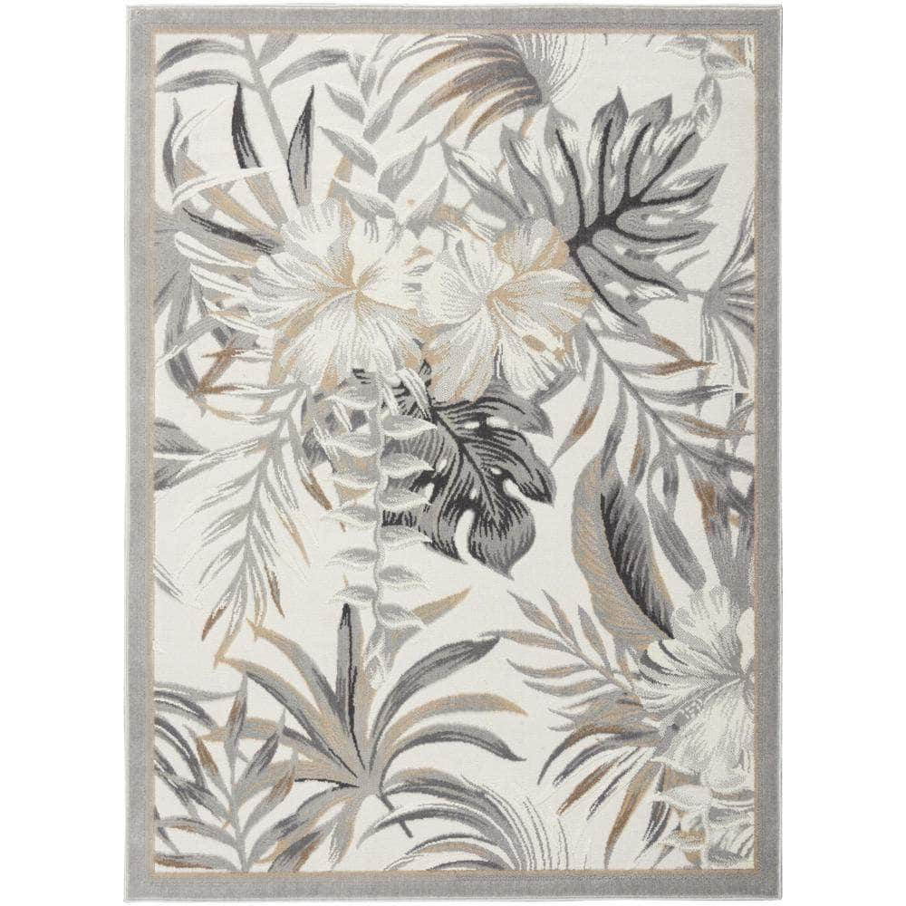 Pompeii PMP02 Ivory/Grey Rugs #color_ivory/grey