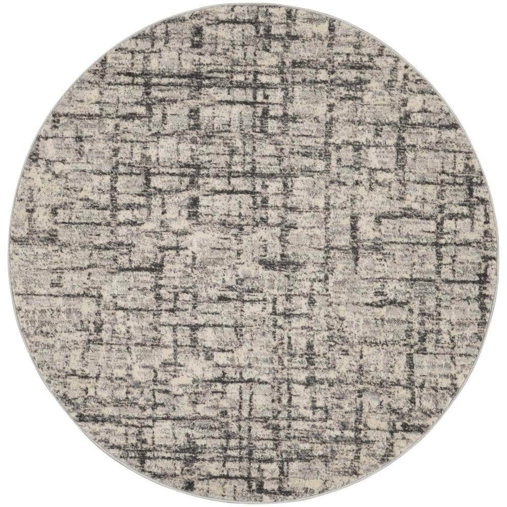 Ck950 Rush CK952 Ivory/Grey Rugs #color_ivory/grey