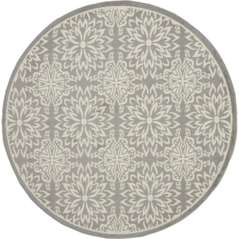 Jubilant JUB06 Ivory/Grey Rugs #color_ivory/grey