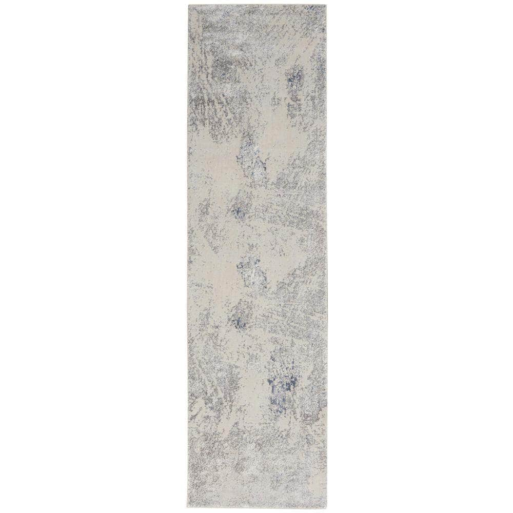 Sleek Textures SLE06 Ivory/Grey Rugs #color_ivory/grey