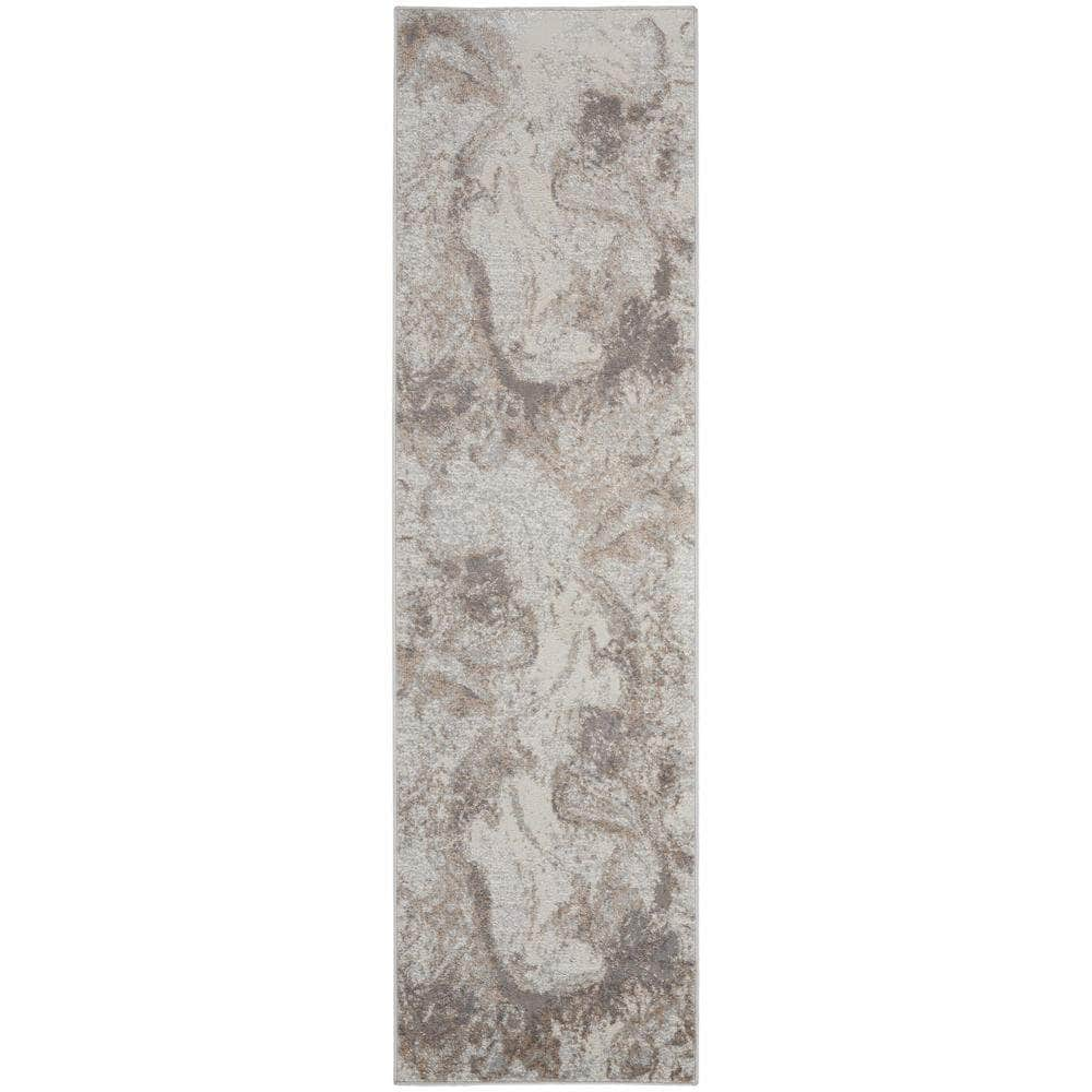 Elation ETN02 Ivory Grey Rugs #color_ivory grey