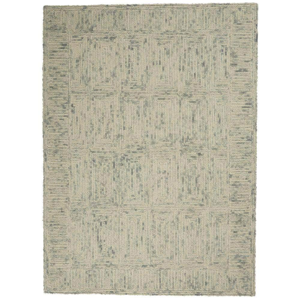 Vail VAI04 Ivory/Grey/Teal Rugs #color_ivory/grey/teal