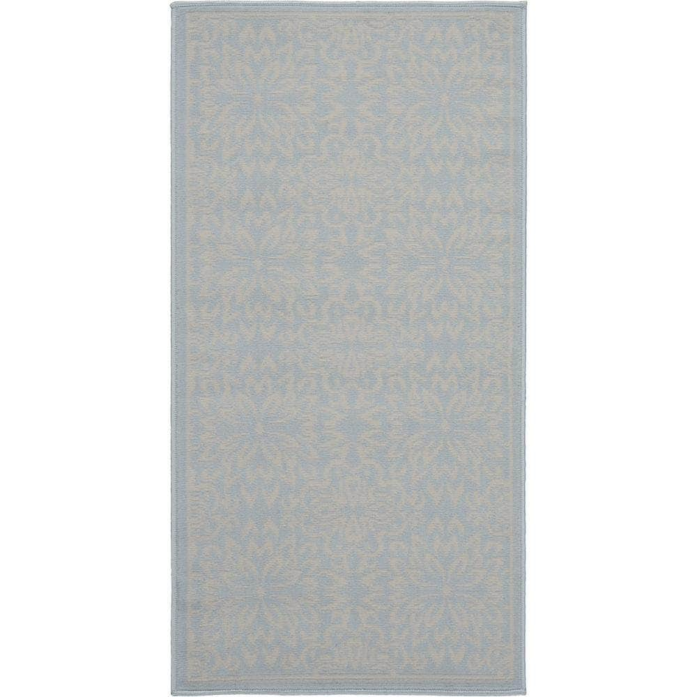 Jubilant JUB06 Ivory/Light Blue Rugs #color_ivory/light blue