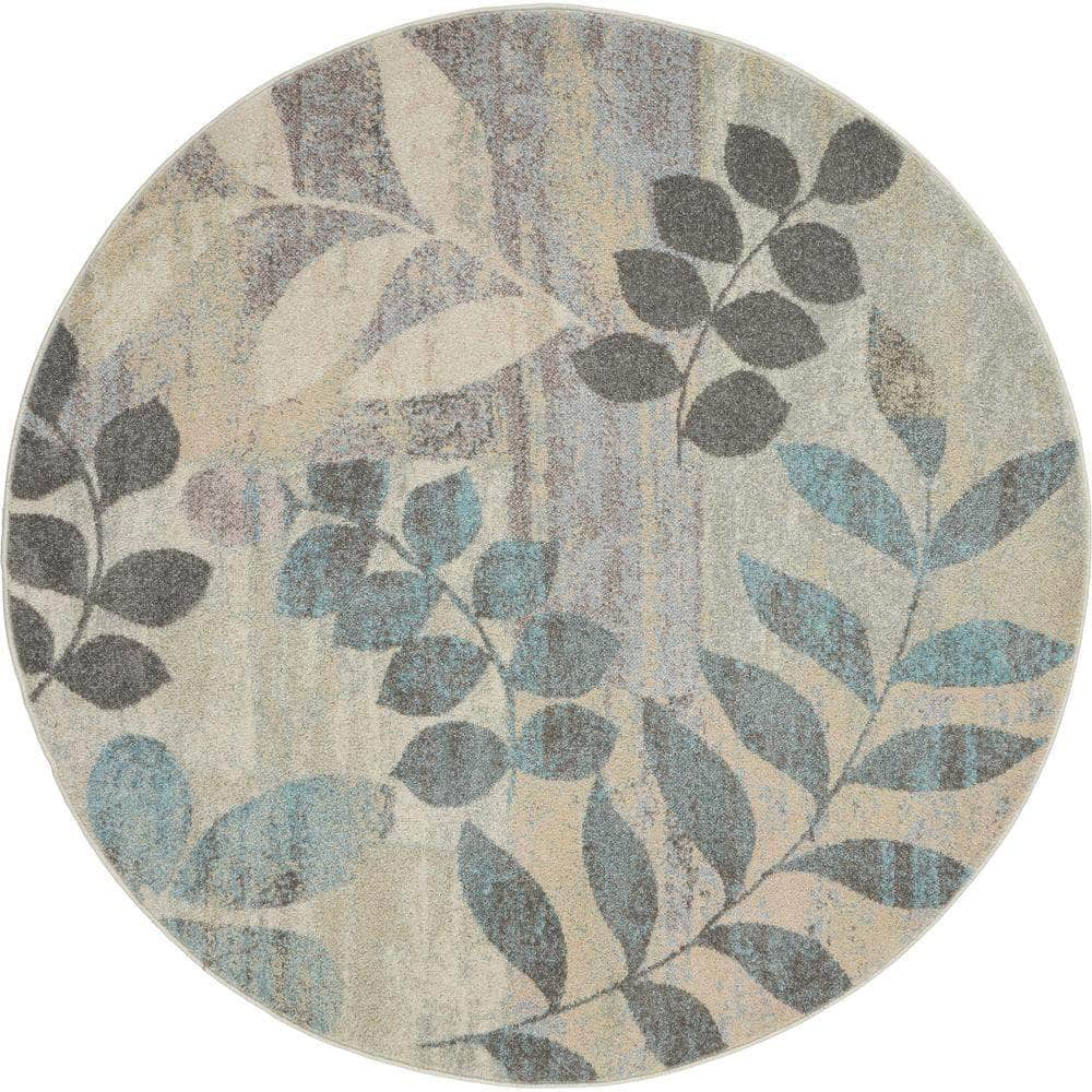 Tranquil TRA01 Ivory/Light Blue Rugs #color_ivory/light blue