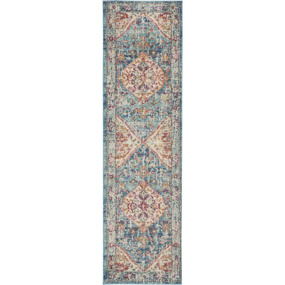 Passion PSN23 Ivory/Light Blue Rugs #color_ivory/light blue