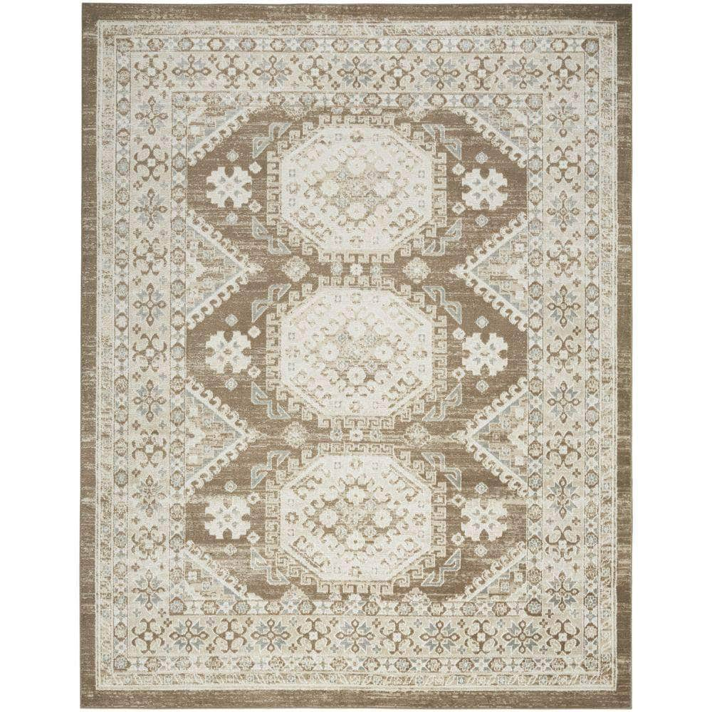 Serenity Home SRH01 Ivory Mocha Rug #color_ivory mocha