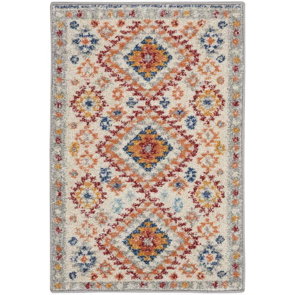 Passion PSN47 Ivory/Multi Rugs #color_ivory/multi