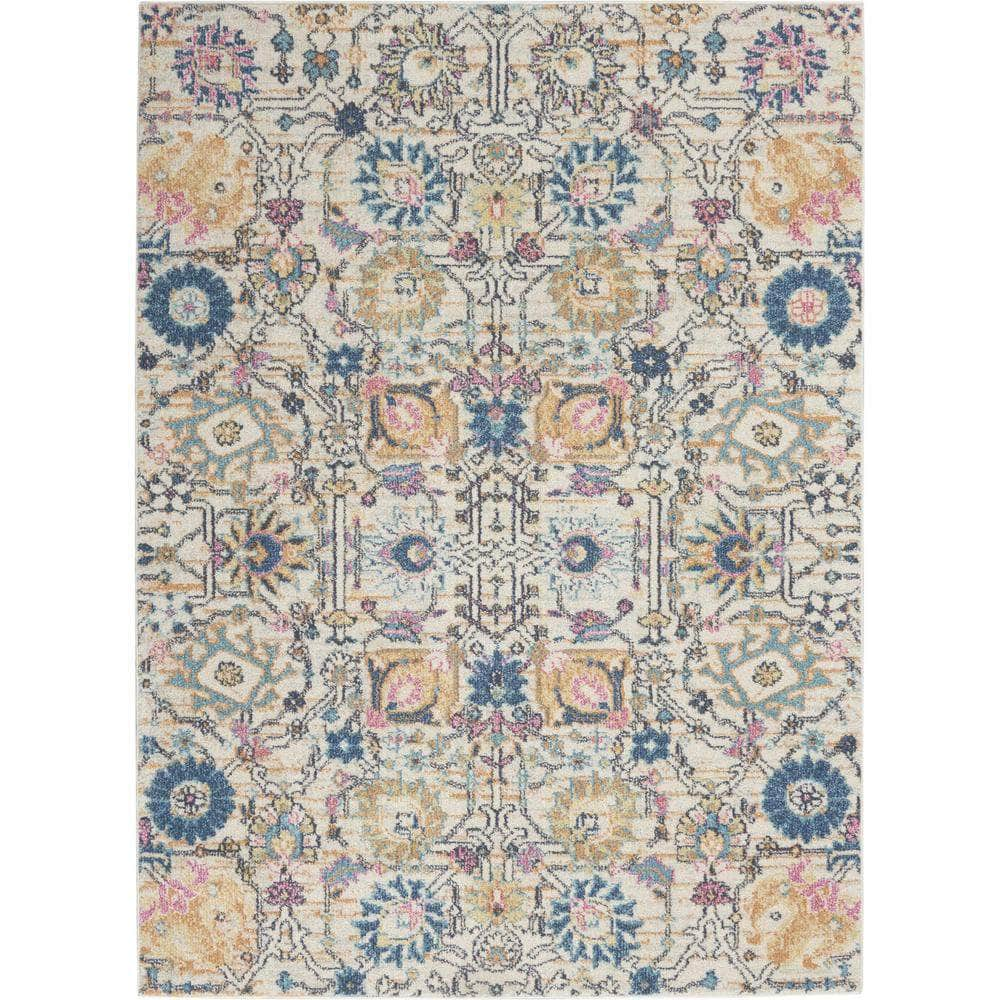 Passion PSN01 Ivory/Multi Rugs #color_ivory/multi