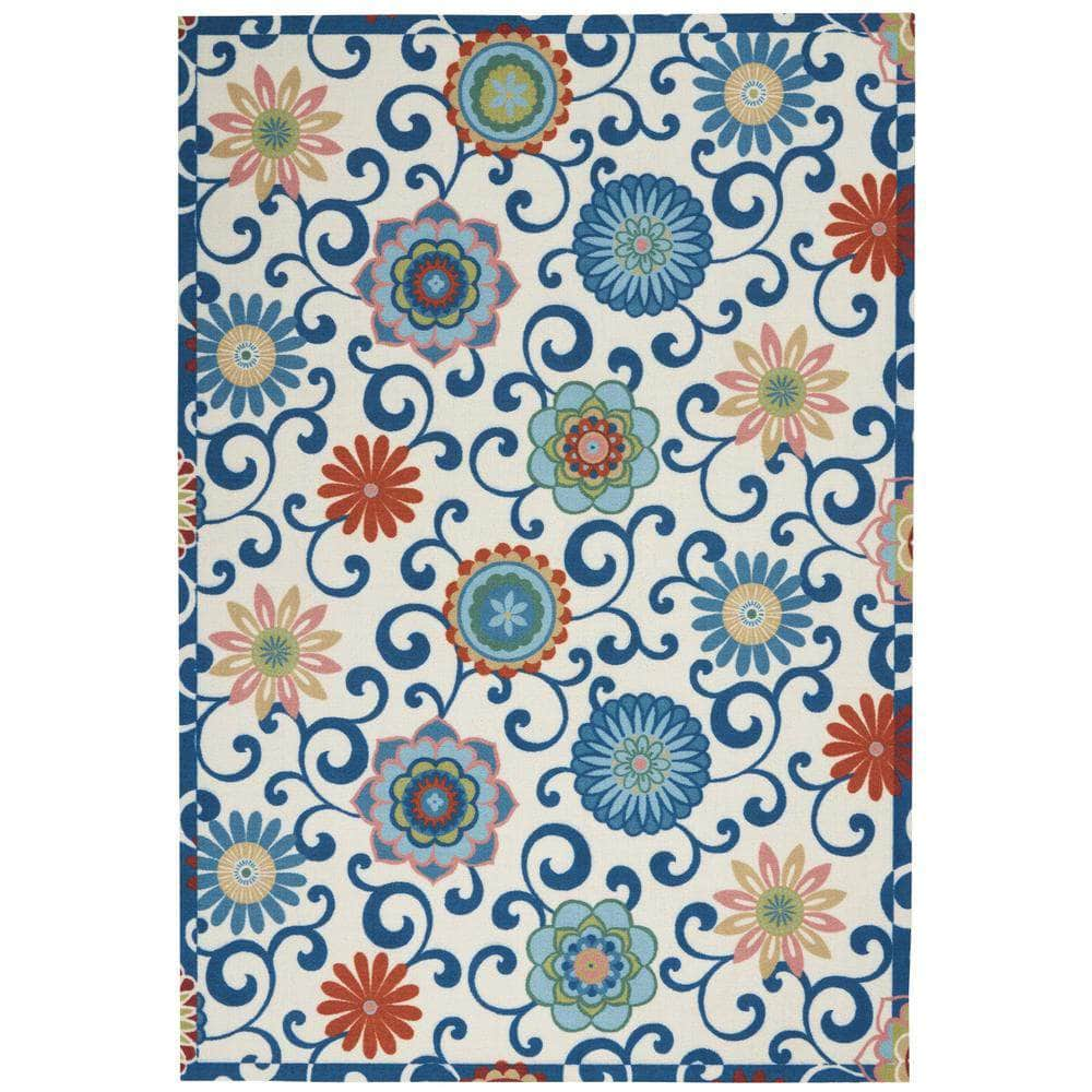 Sun & Shade SND84 Ivory/Multi Rugs #color_ivory/multi