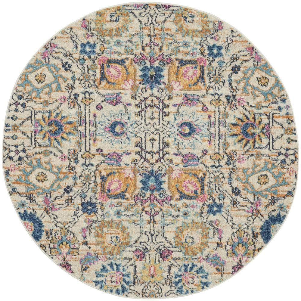 Passion PSN01 Ivory/Multi Rugs #color_ivory/multi