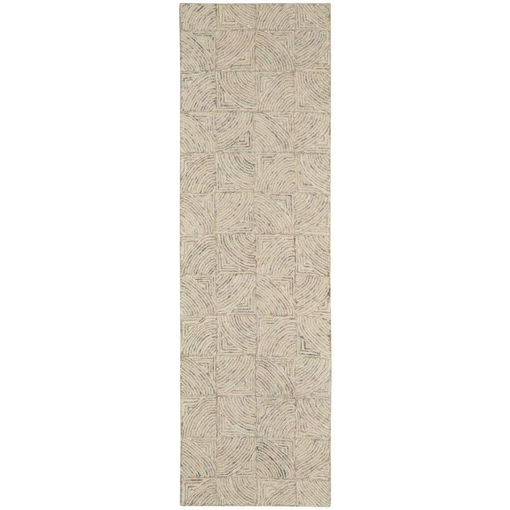 Linked LNK05 Ivory/Multi Rugs #color_ivory/multi