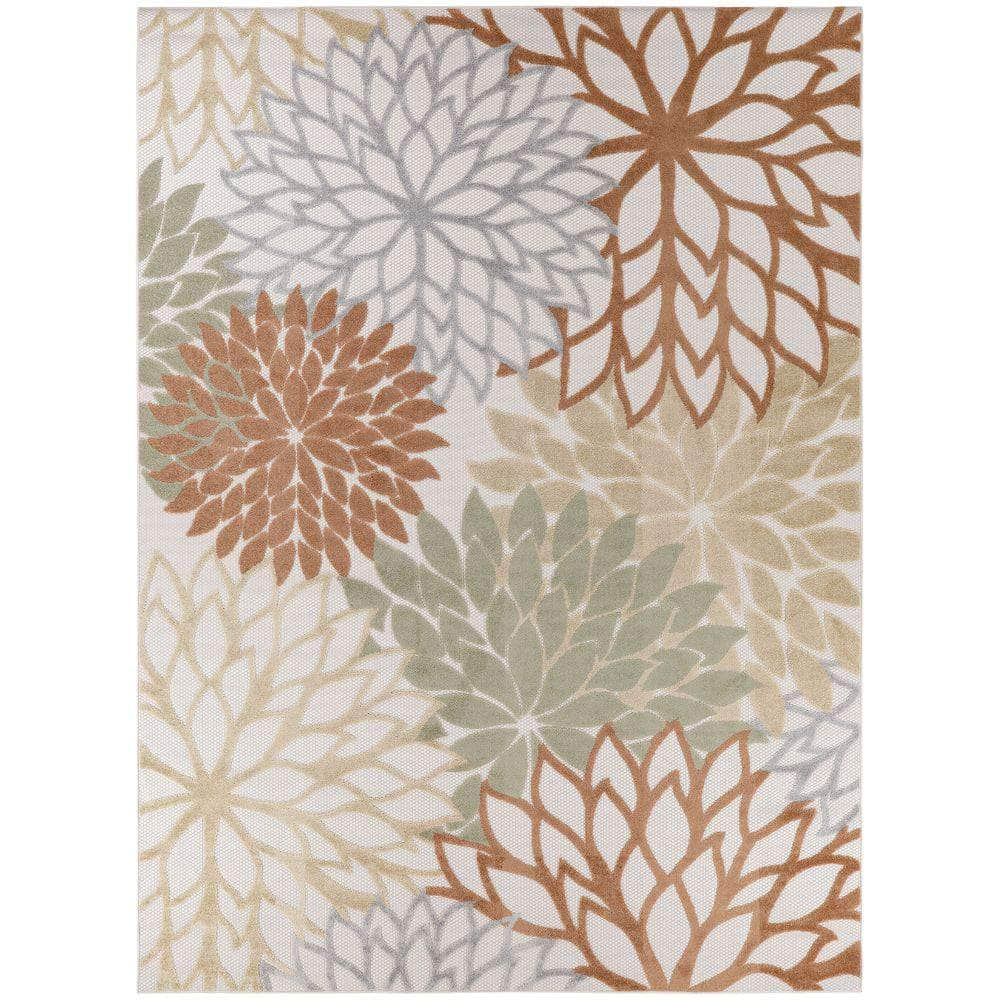 Aloha ALH05 Ivory Multicolor Rug #color_ivory multicolor