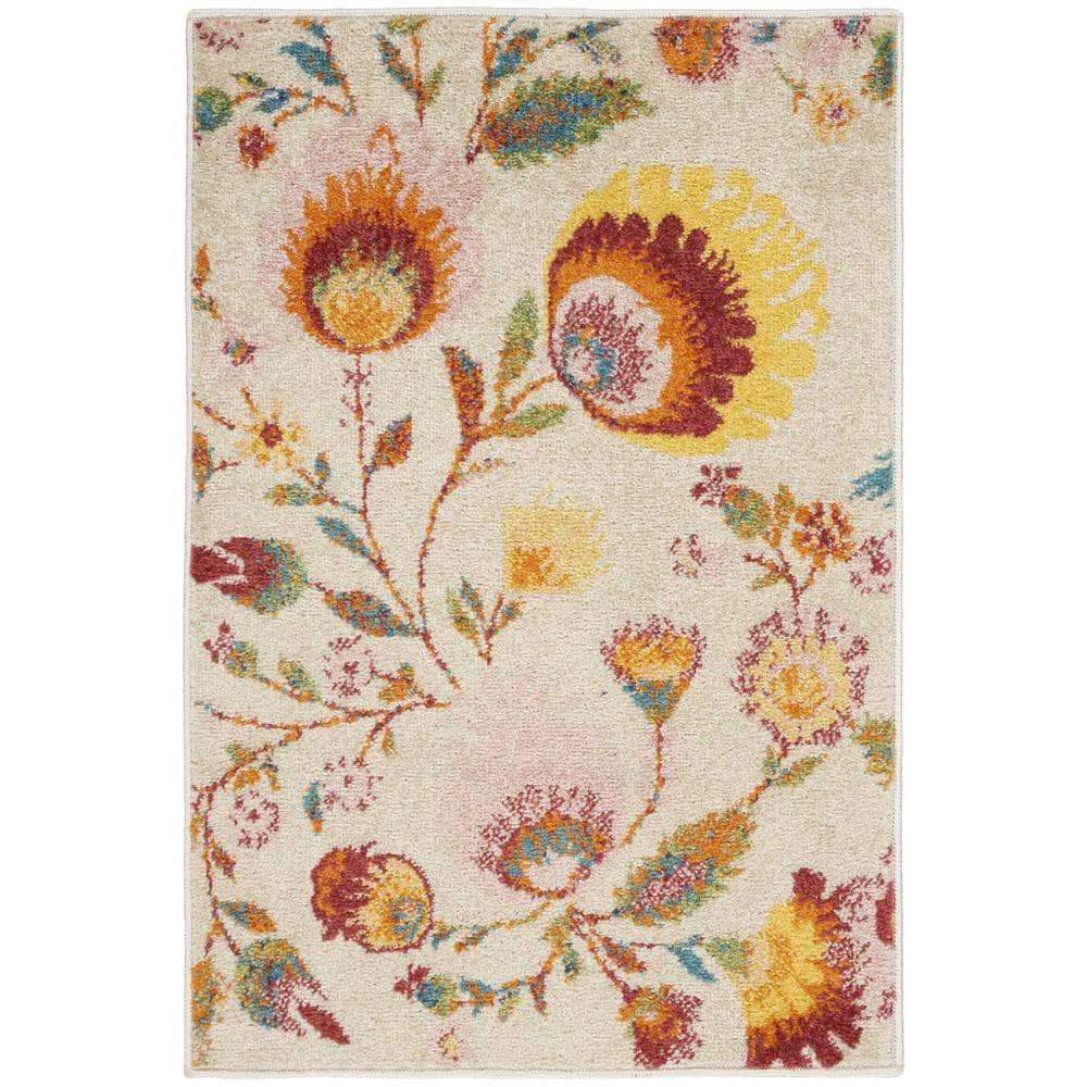 Allur ALR08 Ivory Multicolor Rugs #color_ivory multicolor