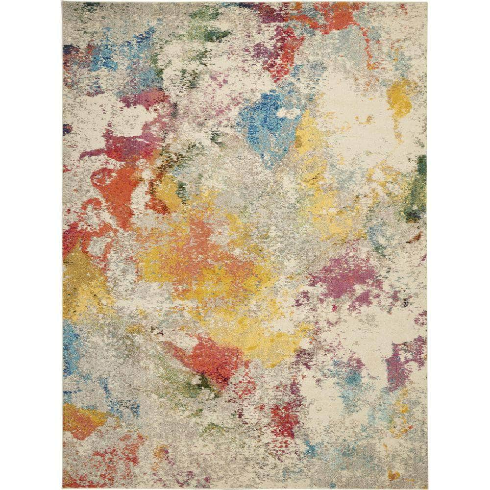 Celestial CES12 Ivory/Multicolor Rugs #color_ivory/multicolor