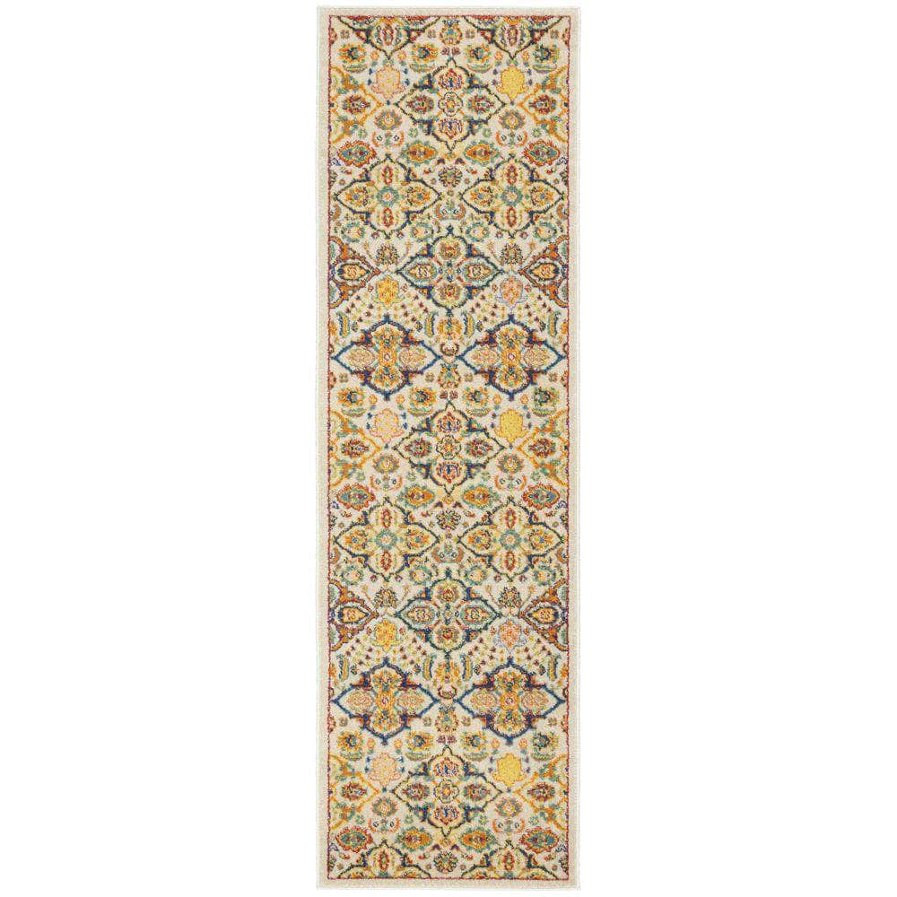 Allur ALR03 Ivory Multicolor Rug #color_ivory multicolor