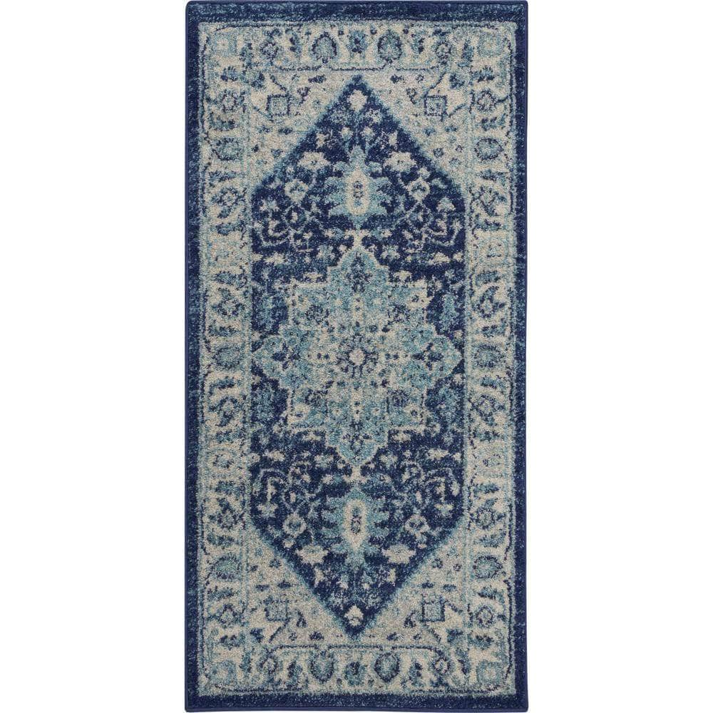 Tranquil TRA06 Ivory/Navy Rugs #color_ivory/navy