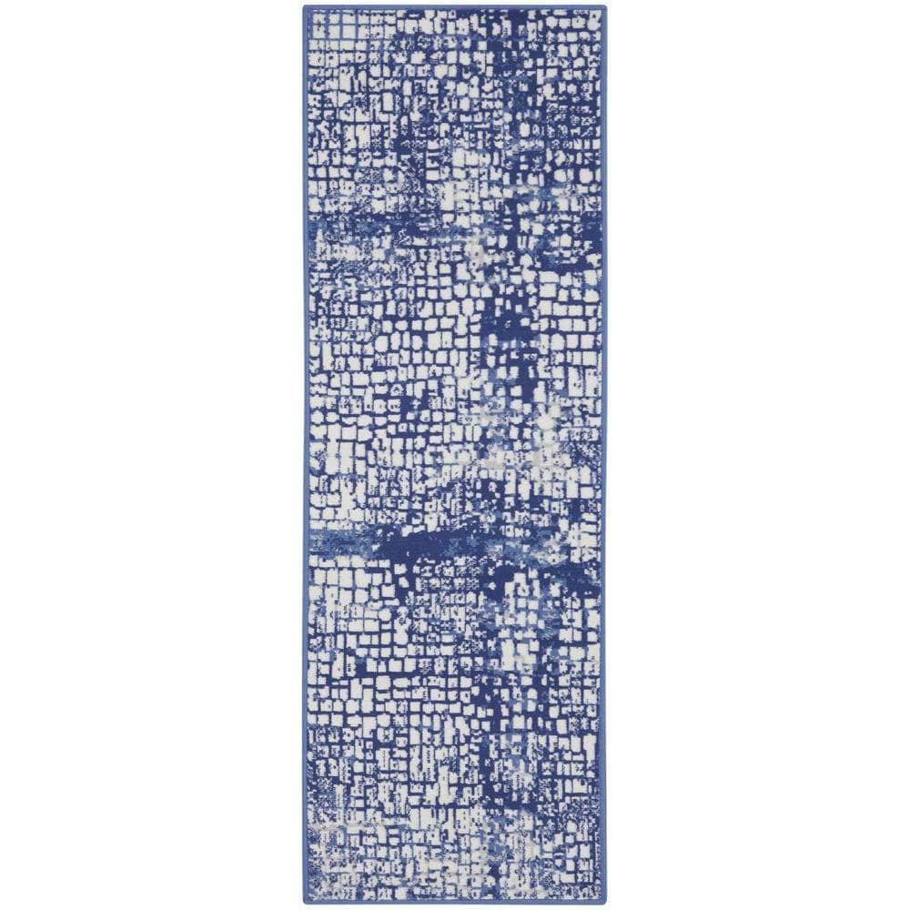 Whimsicle WHS07 Ivory Navy Rugs #color_ivory navy