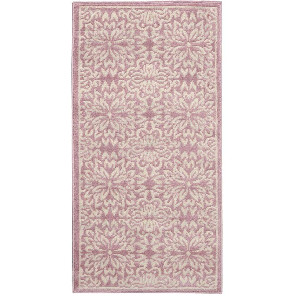 Jubilant JUB06 Ivory/Pink Rugs #color_ivory/pink