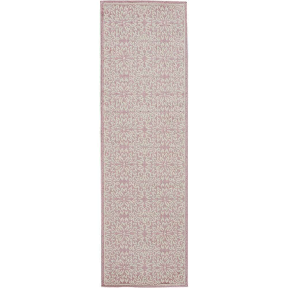 Jubilant JUB06 Ivory/Pink Rugs #color_ivory/pink