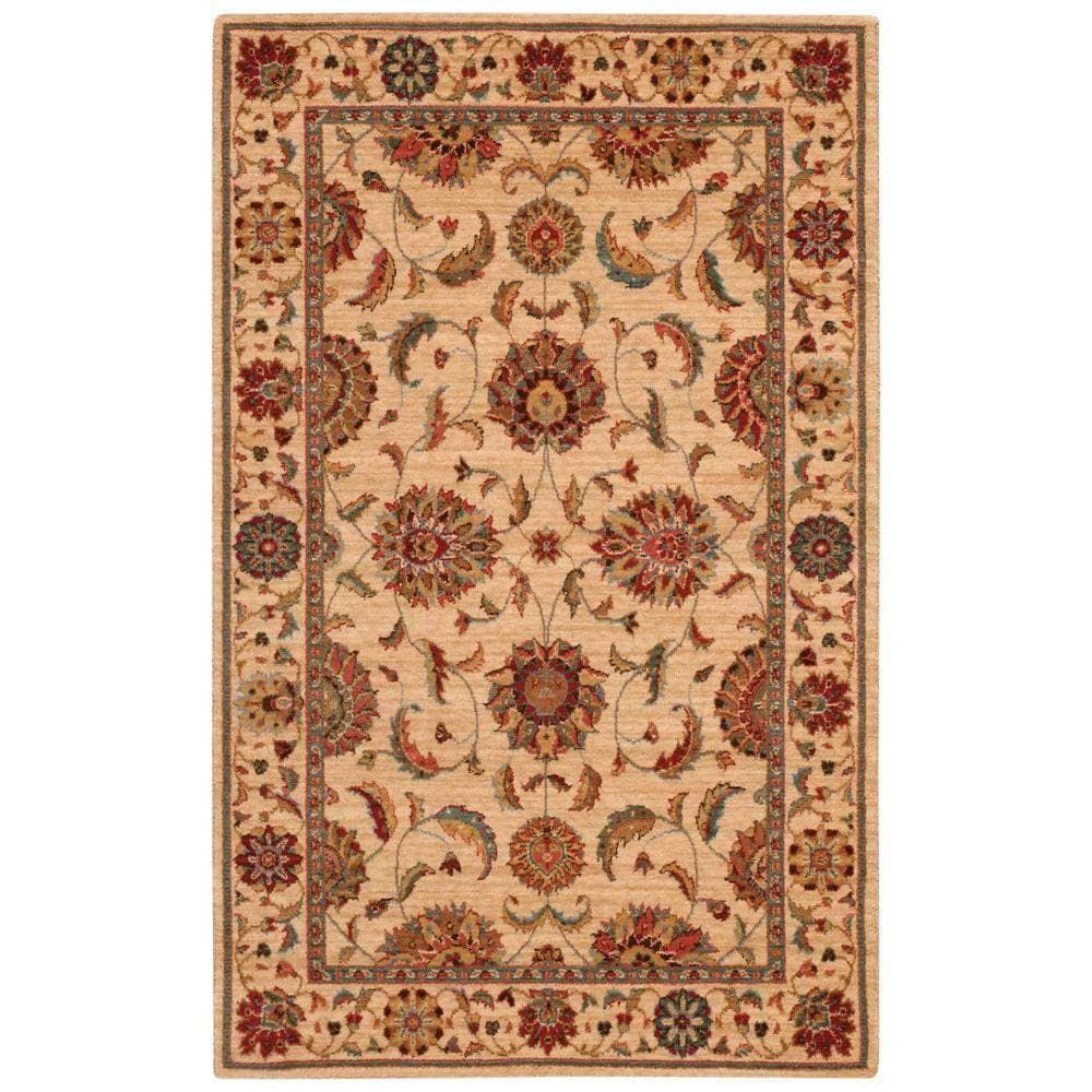 Living Treasures LI04 Ivory Rugs #color_ivory