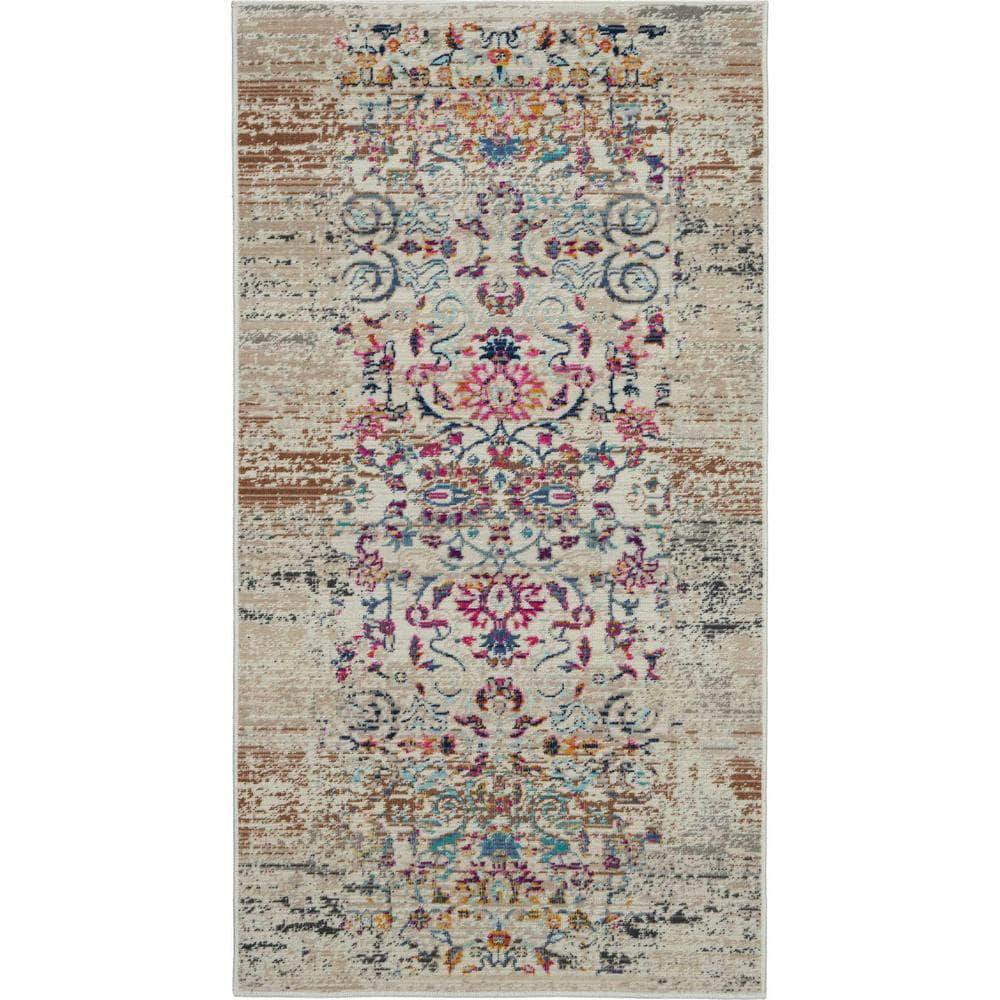 Vintage Kashan VKA02 Ivory Rugs #color_ivory