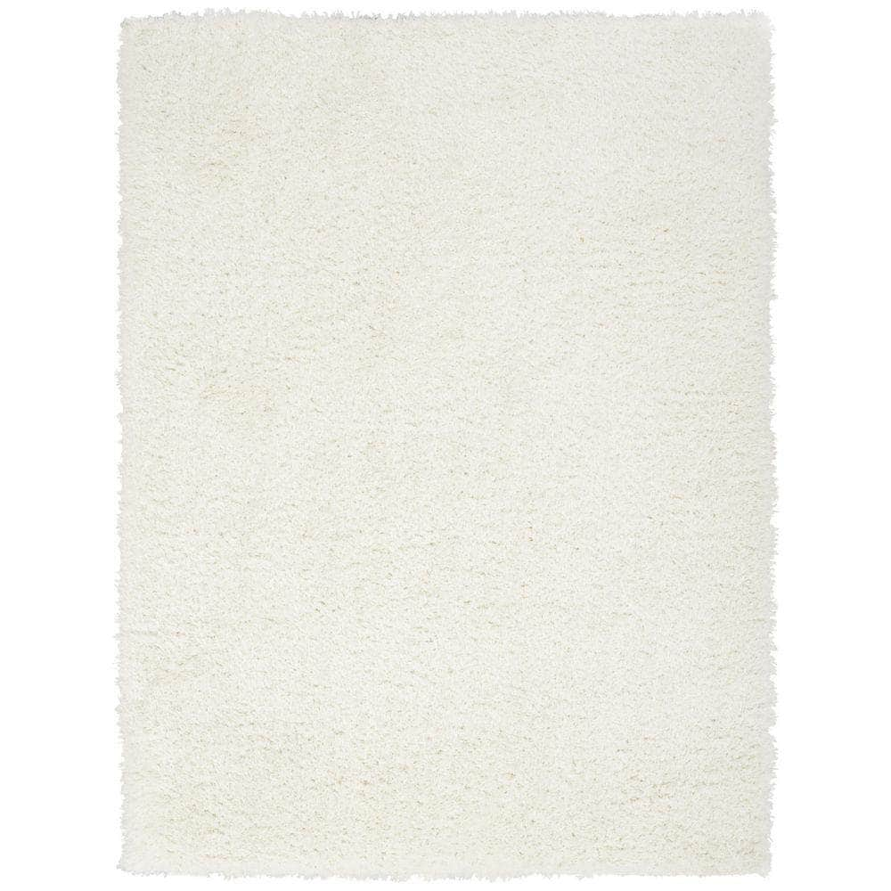 Lush Shag LSS01 Ivory Rugs #color_ivory