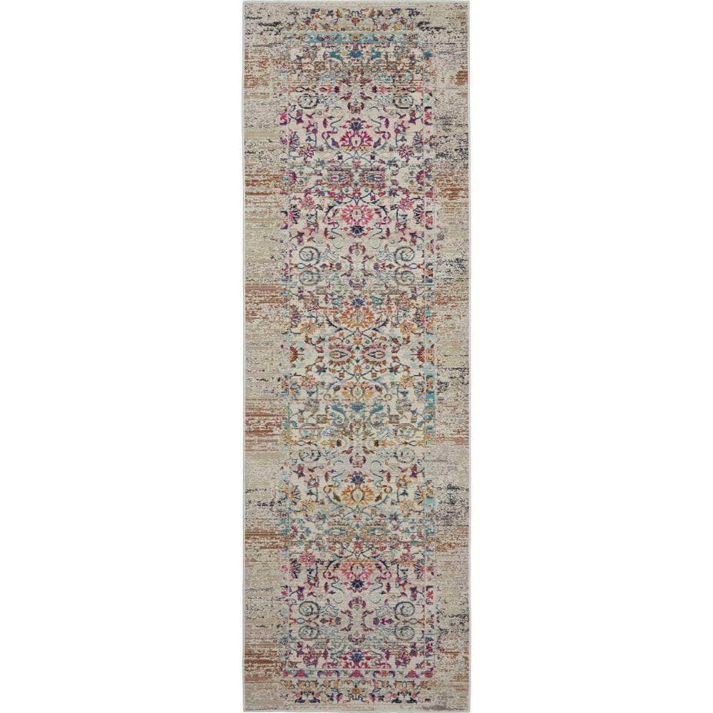 Vintage Kashan VKA02 Ivory Rugs #color_ivory