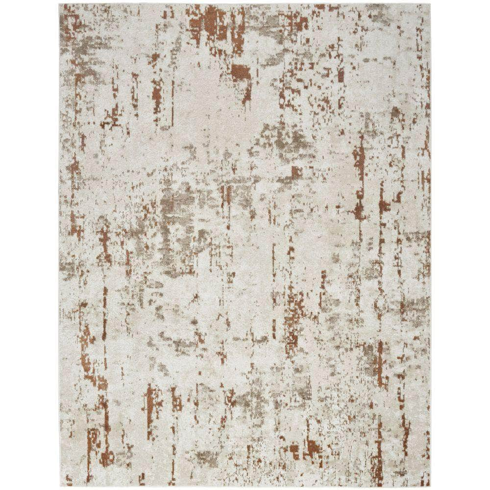 Concerto CNC01 Ivory Rust Rug #color_ivory rust